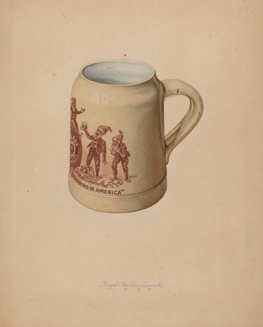 Stoneware Mug for Beer