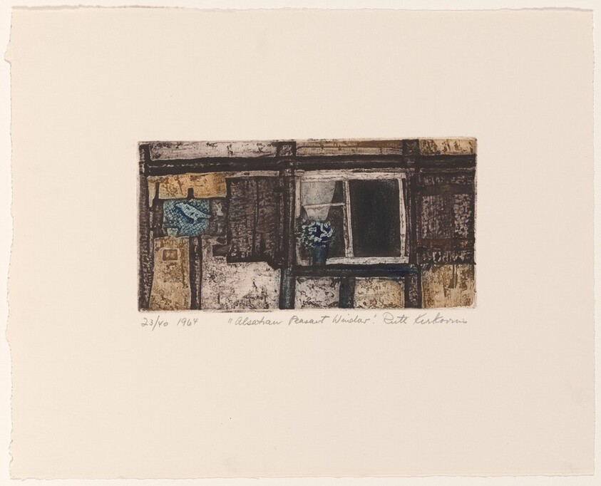 Alsatian Peasant Window