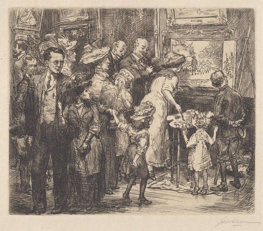 Copyist at the Metropolitan Museum