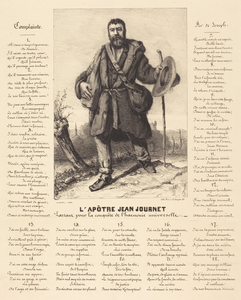 The Apostle Jean Journet Setting Out for the Conquest of Universal Harmony