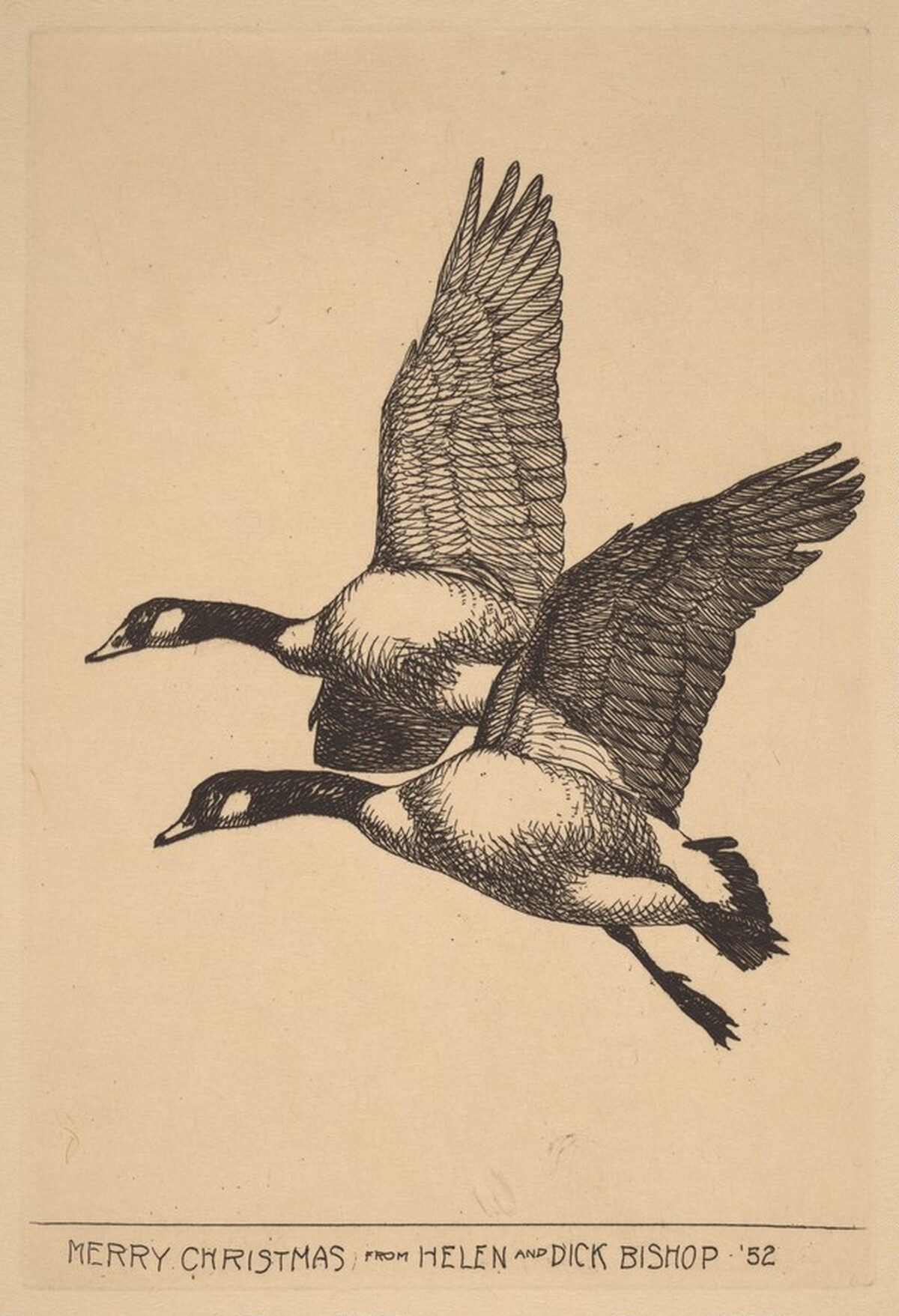 Christmas Card from Helen and Dick Bishop