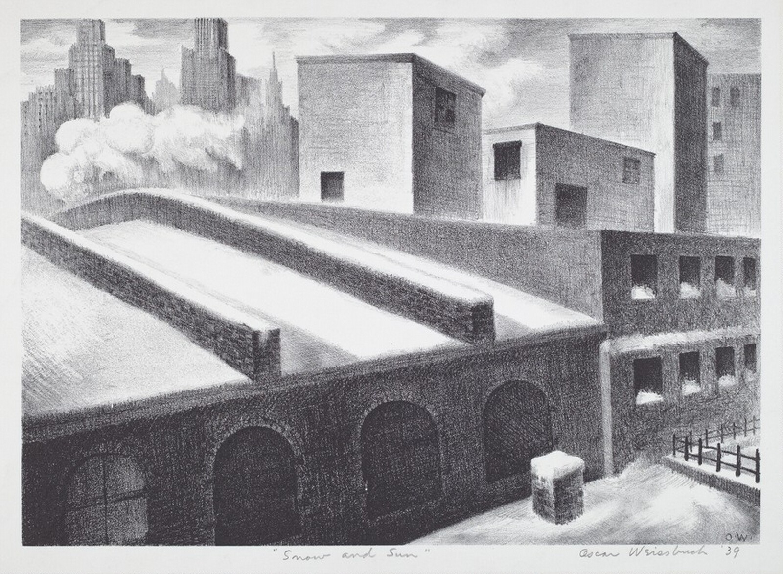 Snow and Sun, Oscar Weissbuch, 1939