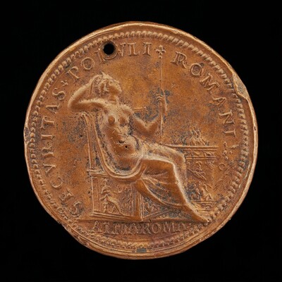 Securitas near an Altar [reverse]