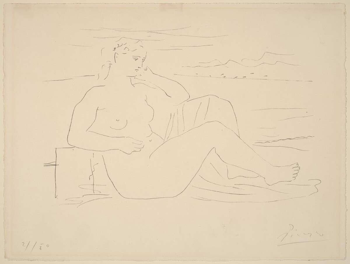 Woman at the Seashore (Femme au bord de la mer)