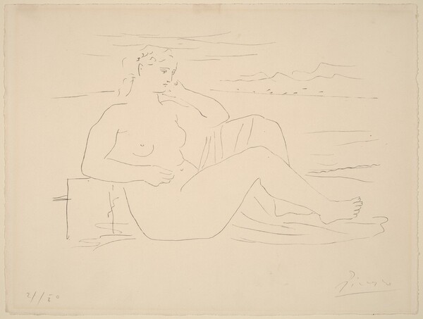 Woman at the Seashore (Femme au bord de la mer)