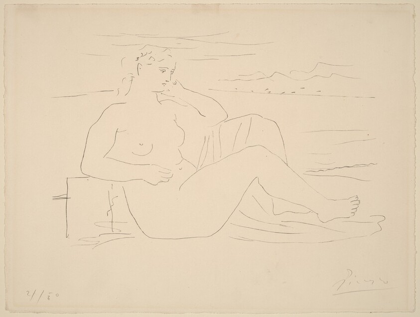 Woman at the Seashore (Femme au bord de la mer)