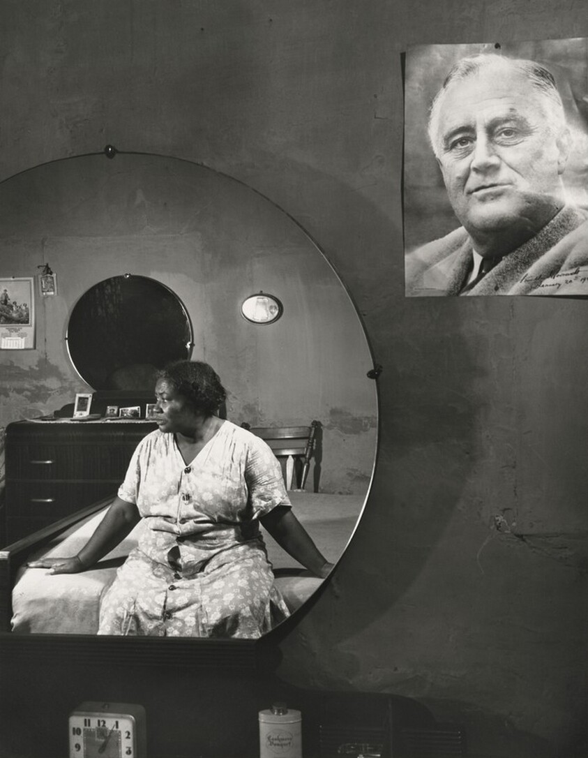 Washington (southwest section), D.C. Negro woman in her bedroom