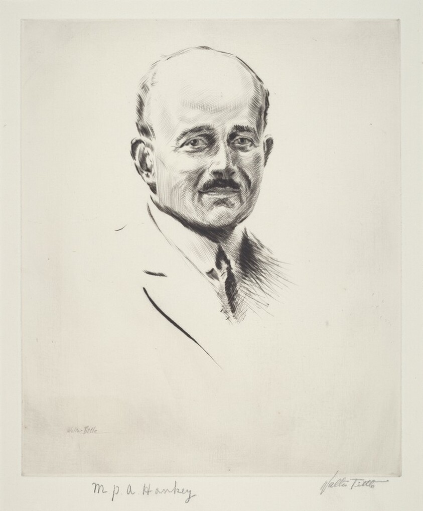 Sir Maurice Hankey, Secretary to the British Cabinet