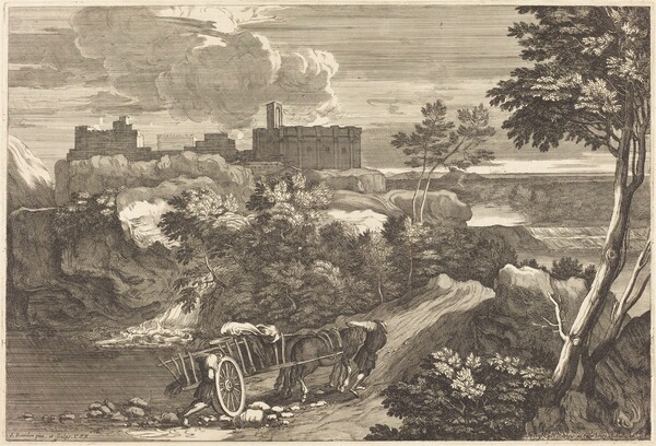 Landscape with Wagon