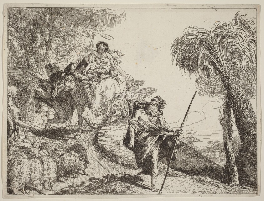 The Flight with Joseph in the Foreground