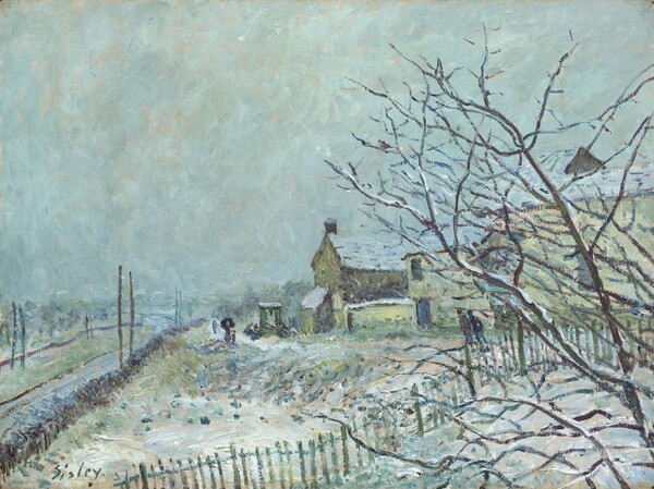 First Snow at Veneux-Nadon