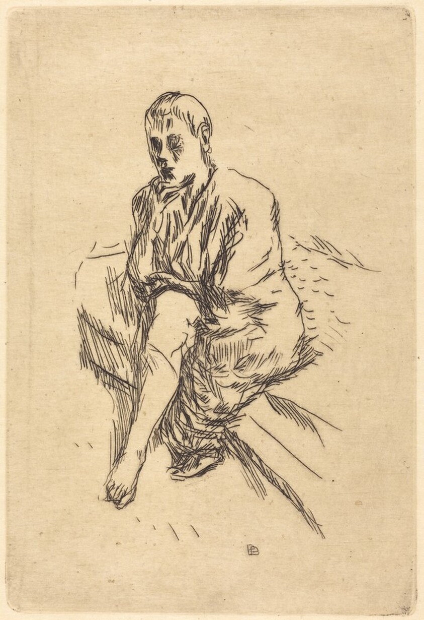 Seated Woman with Her Chin in Her Hand