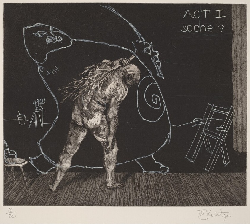 Act III, Scene 9, from Ubu Tells the Truth