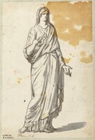 Woman from the Villa Borghese, Jacques-Louis David, 1775/80