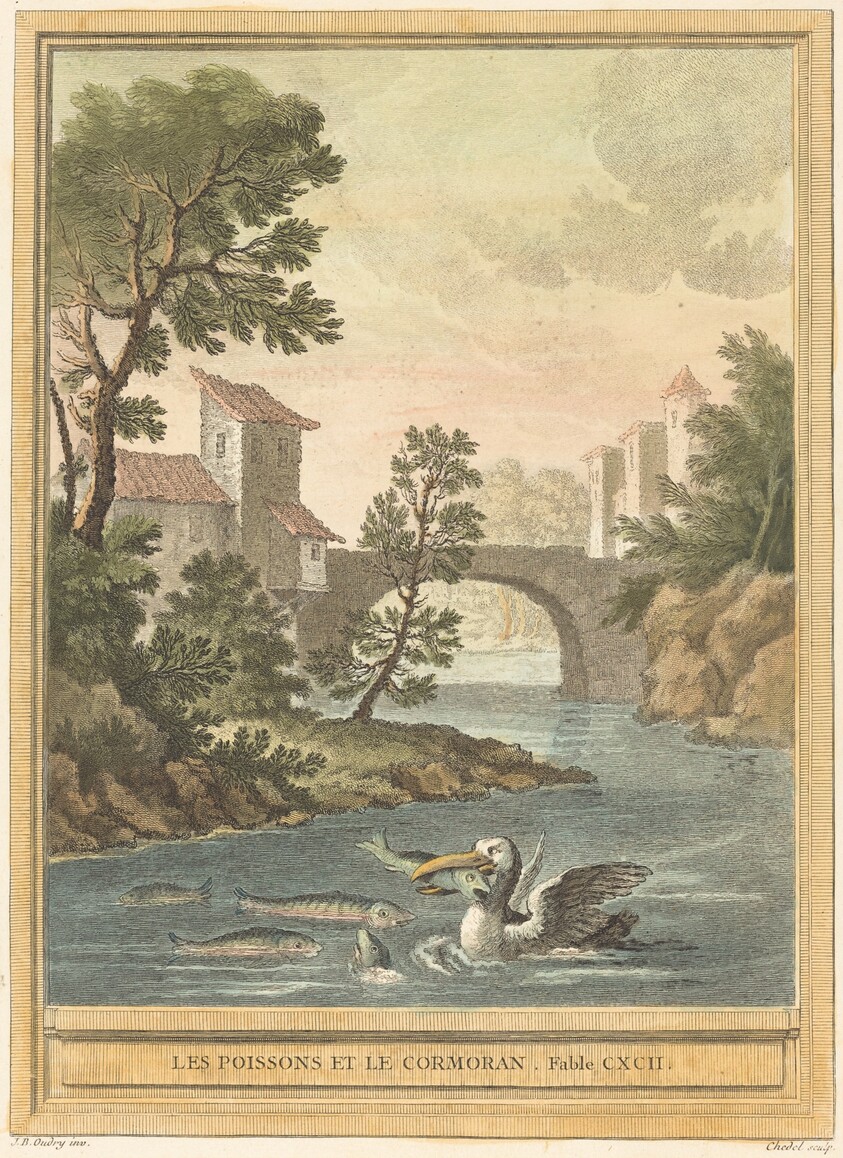 Les poissons et le cormoran (The Fish and theCormorant)