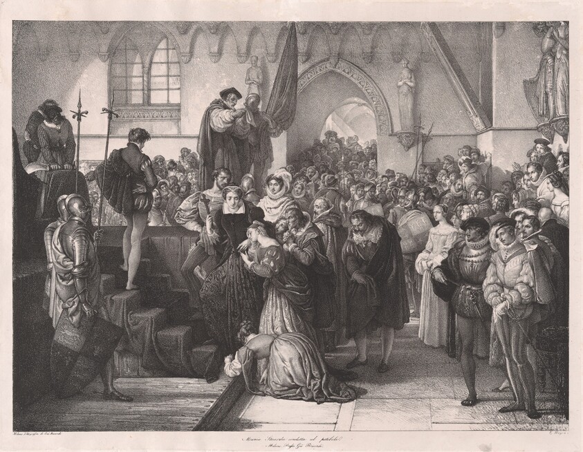 Maria Stuard condotta al patibolo (Mary Stuart Being Led to the Scaffold)