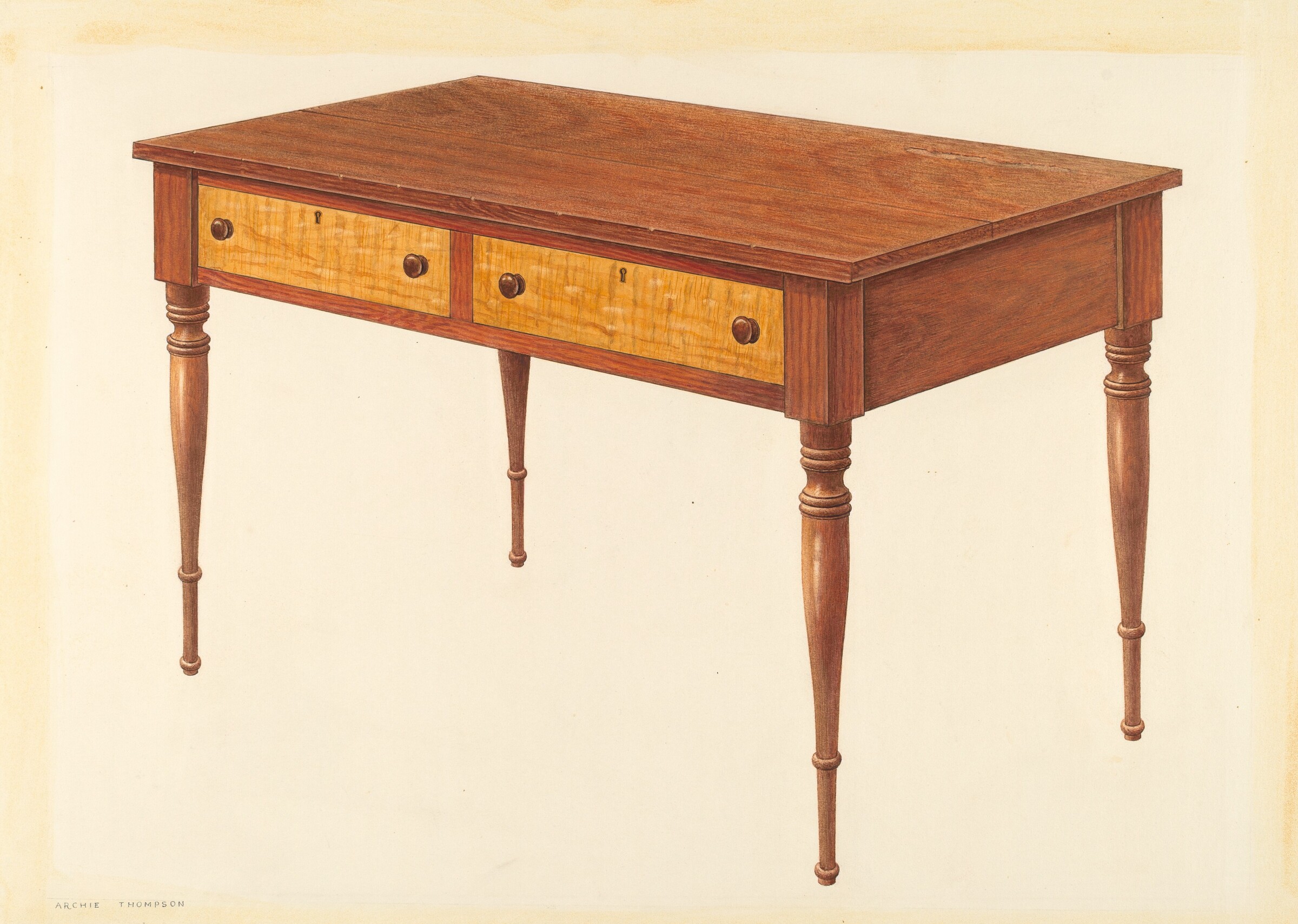 Bishop Hill: Tailor's Table, Archie Thompson, c. 1939