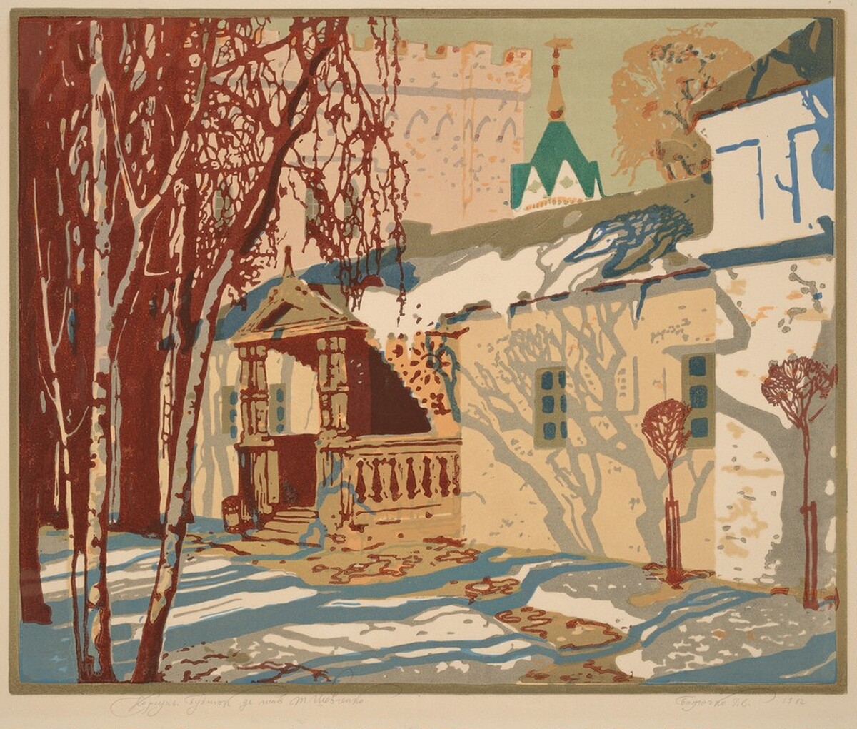 Cottage in the Winter Sun