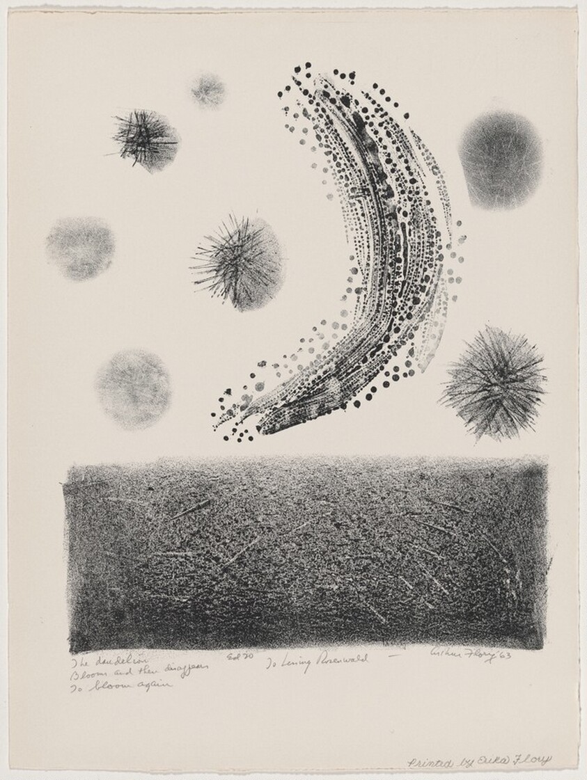 The Dandelion from For Carl Zigrosser