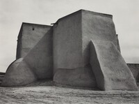 Saint Francis Church, Ranchos de Taos, New Mexico, Ansel Adams, c. 1929, printed 1981