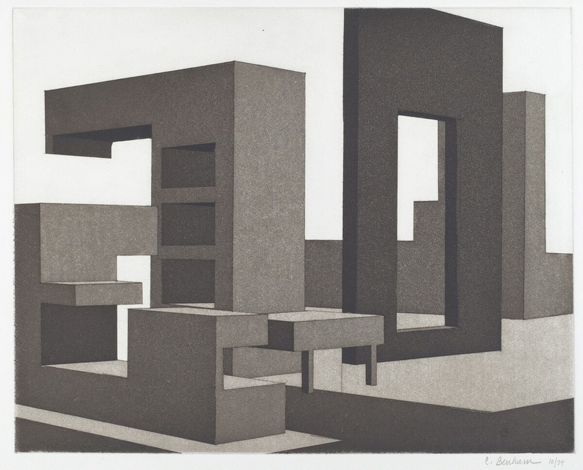 (Architectural-like structure; like a playground environmental sculpture)