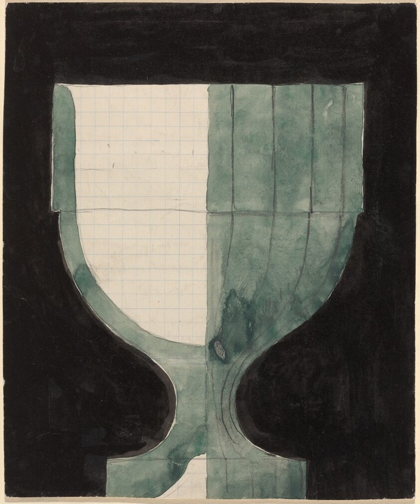 Design for a Container with Stem