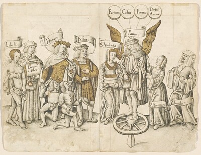 A Dialogue on Human Favor (recto) [fol. 15 verso / 16 recto]