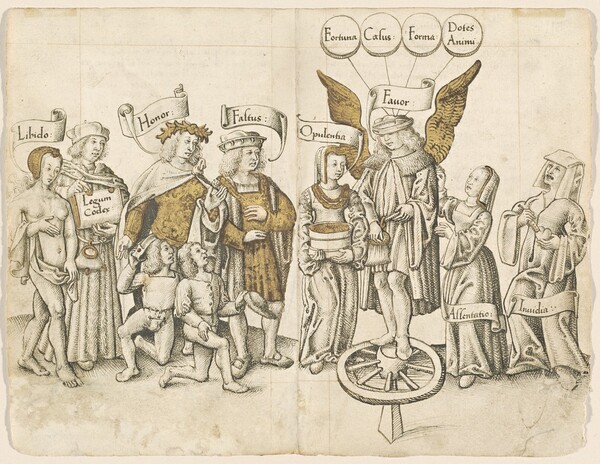 A Dialogue on Human Favor (recto) [fol. 15 verso / 16 recto]