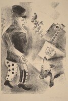 Man with a Pig, Marc Chagall, 1922/1923