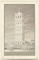 Campanile of a Cathedral for Berlin, Karl Friedrich Schinkel, 1831