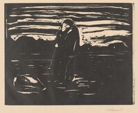 Kiss in the Field, Edvard Munch, 1905