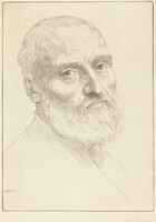 Study for Head of a Man (Etude de tete d'homme), Alphonse Legros
