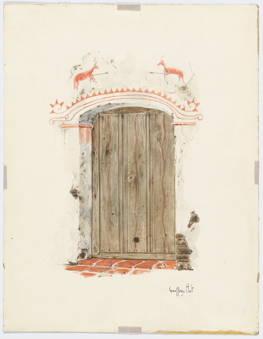 Restoration Drawing: Facade of Mission House