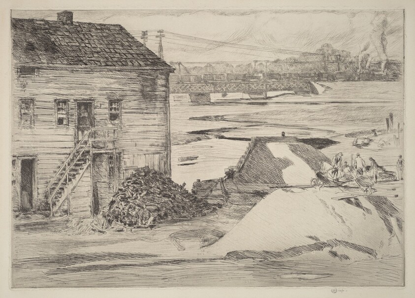 Low Tide, Cos Cob Bridge