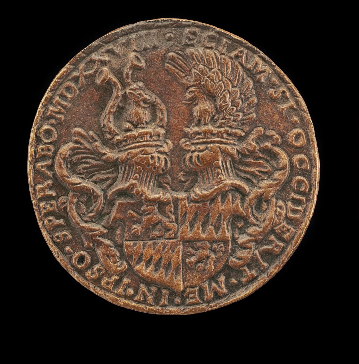 Shield with Casques and Crests [reverse]