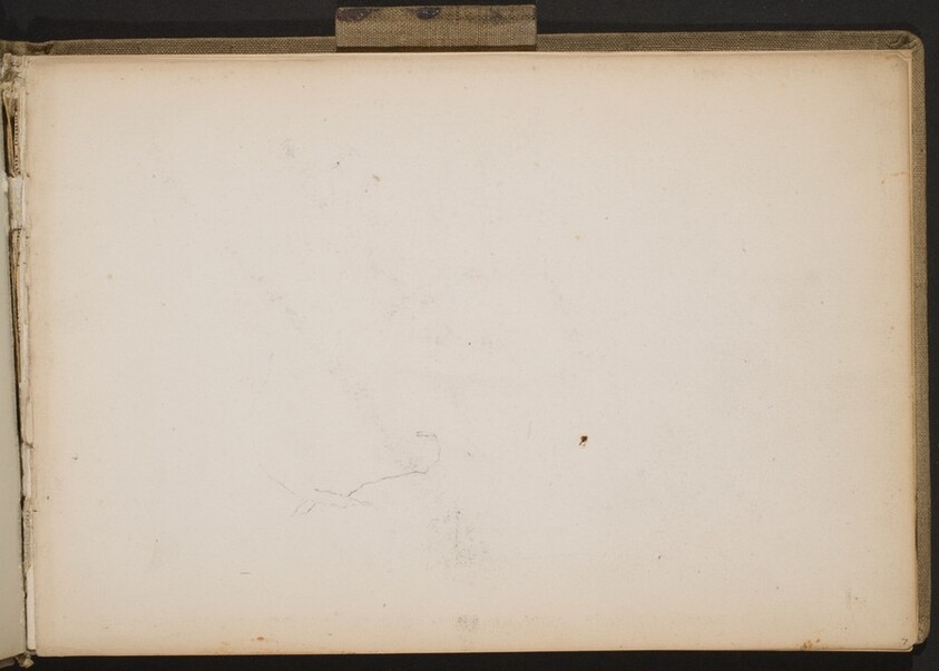 Begonnener Pferdekopf (Beginning Sketch of Horse Head) [p. 7]