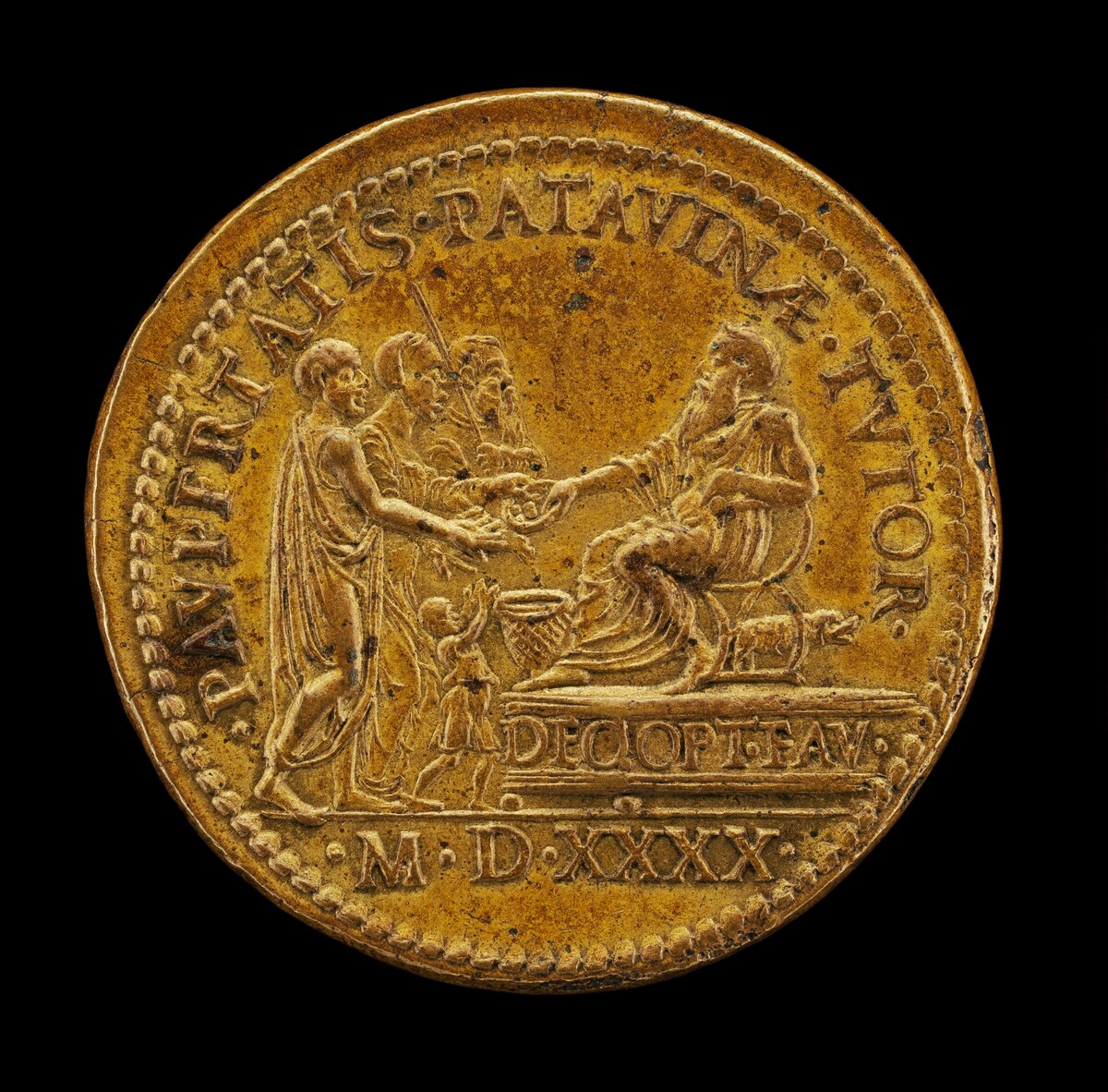 Cornaro Distributing Alms [reverse]