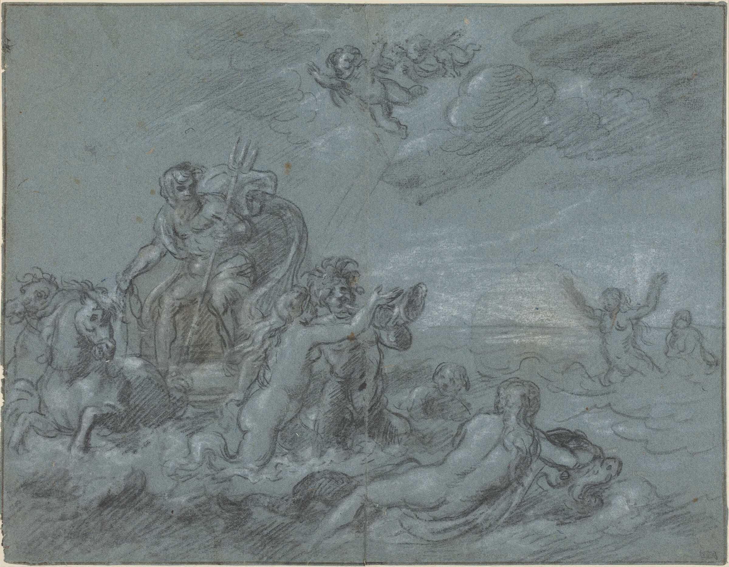 The Triumph of Neptune, French 18th Century, 18th century