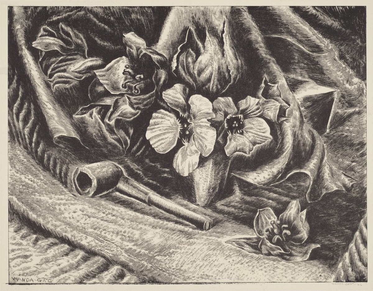 Pipe and Flowers