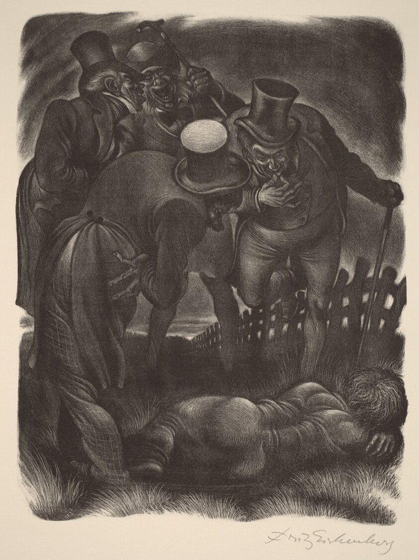 The Finding of Lizaveta (Book III: The Sensualists, facing p.78)