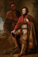 Colonel Guy Johnson and Karonghyontye (Captain David Hill), Benjamin West, 1776