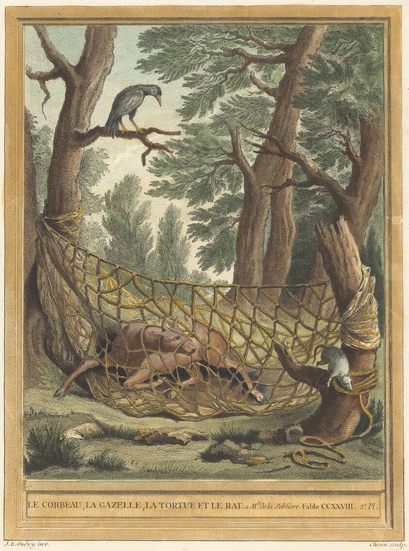 Le corbeau, la gazelle, la tortue et le rat (The Crow, the Gazelle, the Tortoise, andthe Rat)