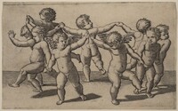 Dance of Cupids, Marcantonio Raimondi after Raphael, c. 1517-1520
