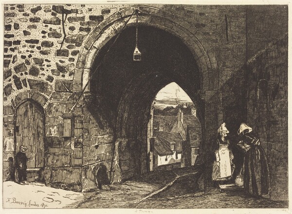 La Porte de St Malo à Dinan