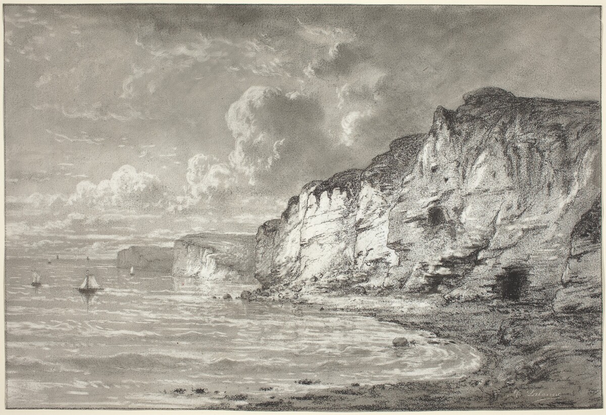 Cliffs along the Normandy Coast