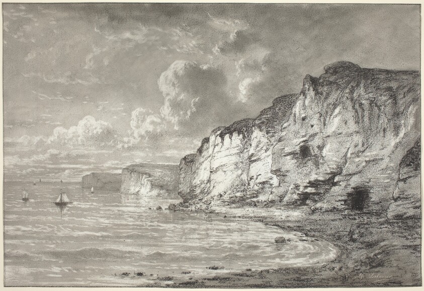 Cliffs along the Normandy Coast