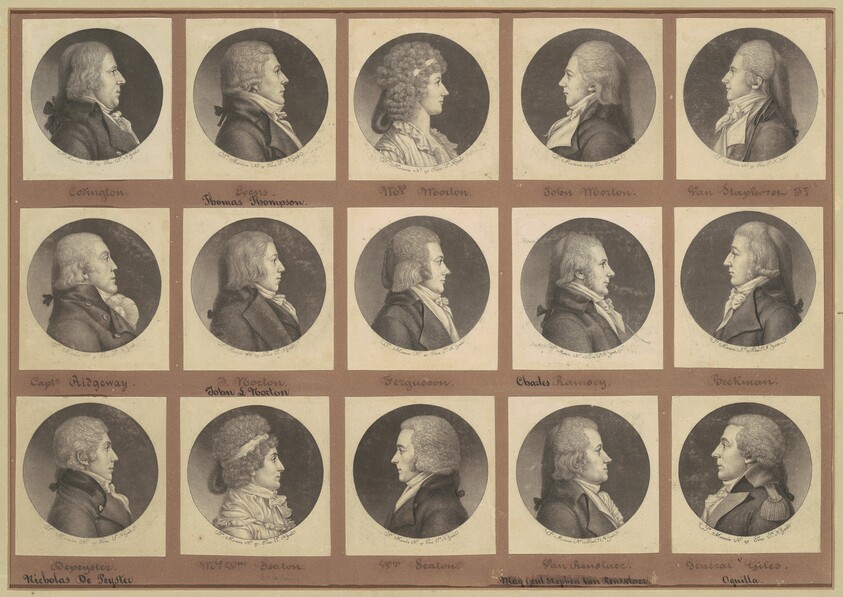 Saint-Mémin Collection of Portraits, Group 6