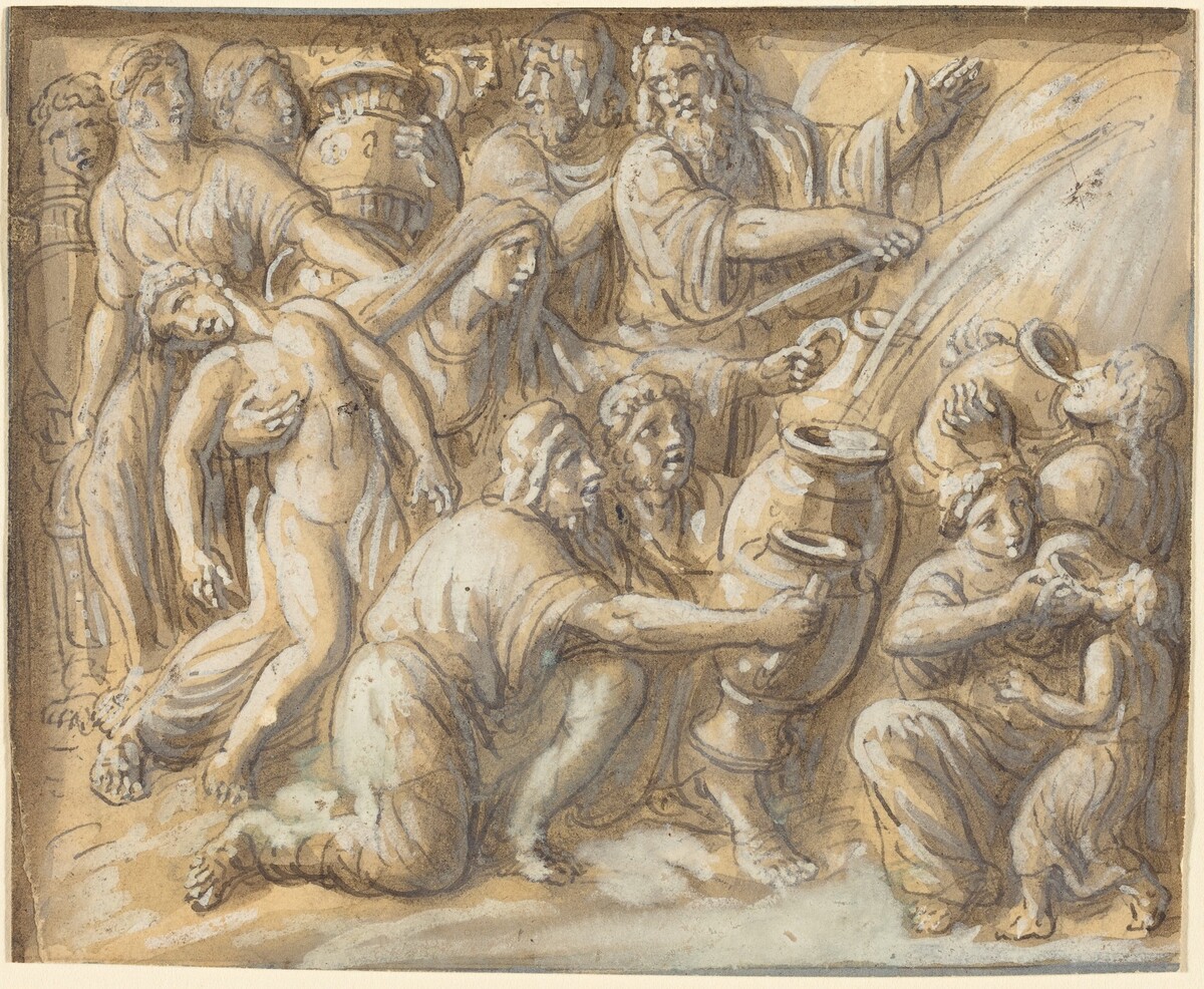 Moses Drawing Water From the Rock