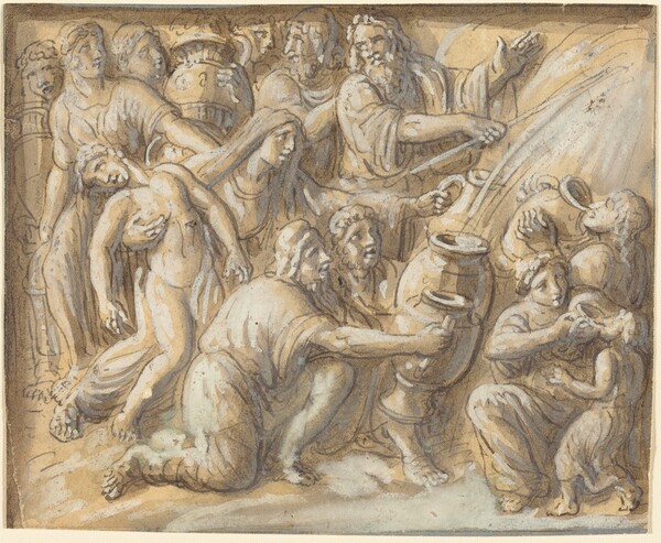 Moses Drawing Water From the Rock