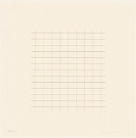 On a Clear Day XIX, Agnes Martin, 1973